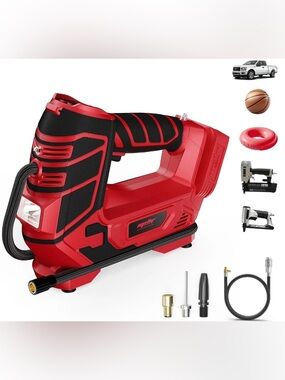 Mellif Cordless Tire Inflator 18V Milwaukee Comp. 160 PSI Air Tool